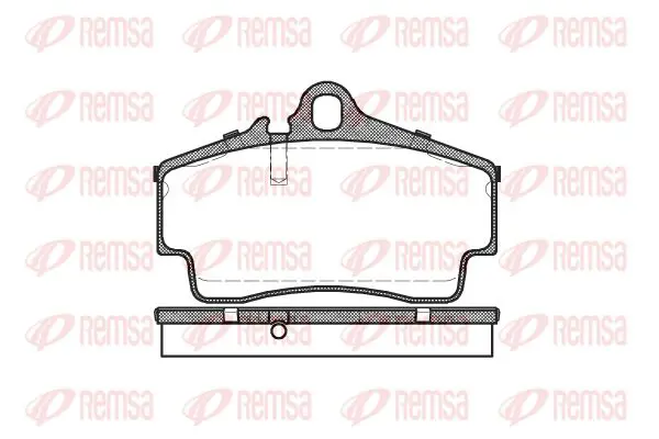 Handler.Part Brake pad set, disc brake KAWE 065400 1