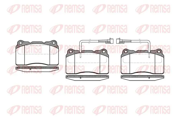 Handler.Part Brake pad set, disc brake KAWE 066602 1