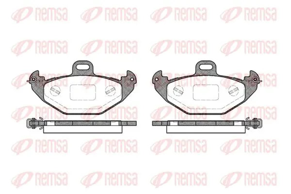 Handler.Part Brake pad set, disc brake KAWE 068600 1