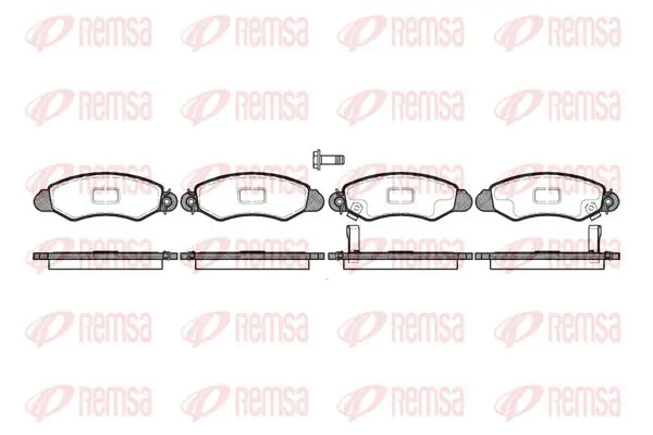 Handler.Part Brake pad set, disc brake KAWE 070202 1