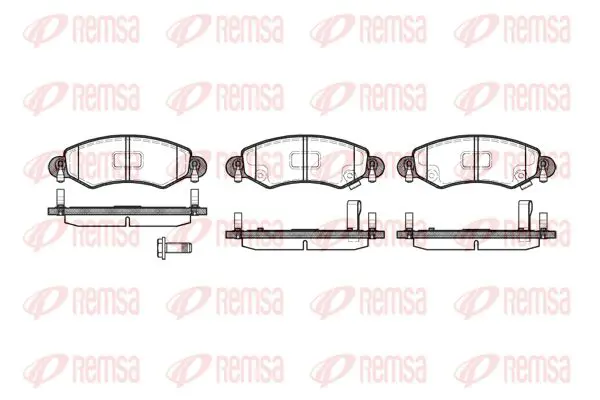 Handler.Part Brake pad set, disc brake KAWE 070212 1