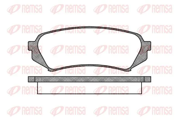 Handler.Part Brake pad set, disc brake KAWE 070600 1