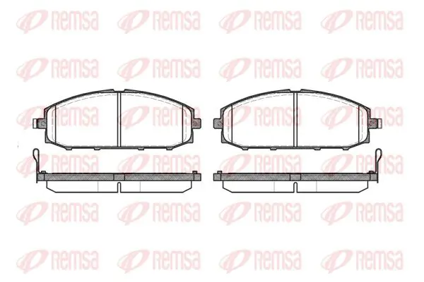 Handler.Part Brake pad set, disc brake KAWE 071104 1