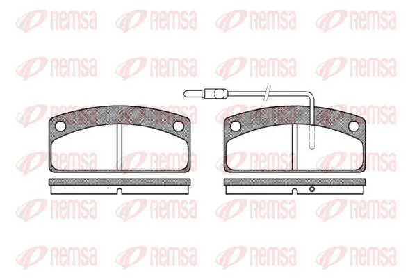 Handler.Part Brake pad set, disc brake KAWE 072502 1