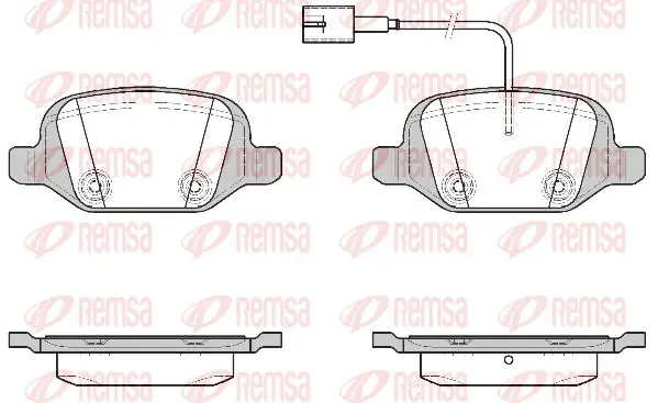 Handler.Part Brake pad set, disc brake KAWE 072722 1