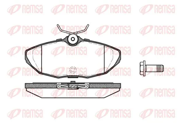 Handler.Part Brake pad set, disc brake KAWE 073200 1