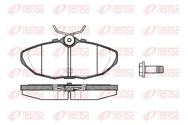 Handler.Part Brake pad set, disc brake KAWE 073210 1