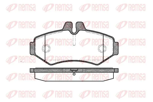 Handler.Part Brake pad set, disc brake KAWE 073300 1