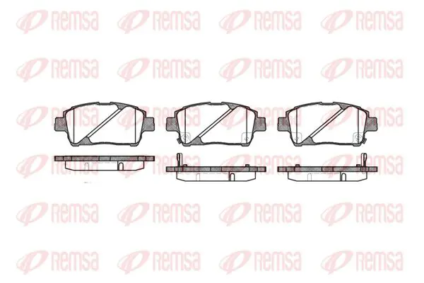 Handler.Part Brake pad set, disc brake KAWE 074002 1