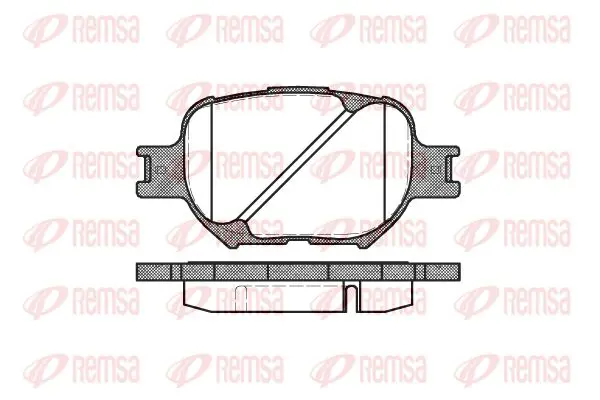 Handler.Part Brake pad set, disc brake KAWE 074200 1