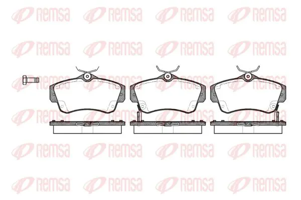 Handler.Part Brake pad set, disc brake KAWE 075302 1