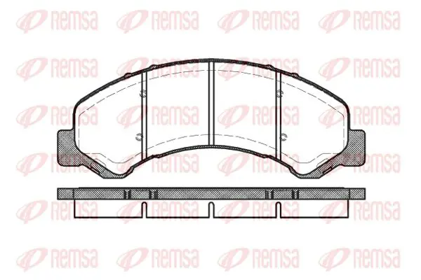 Handler.Part Brake pad set, disc brake KAWE 076300 1