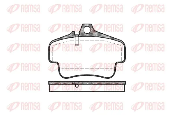 Handler.Part Brake pad set, disc brake KAWE 077300 1