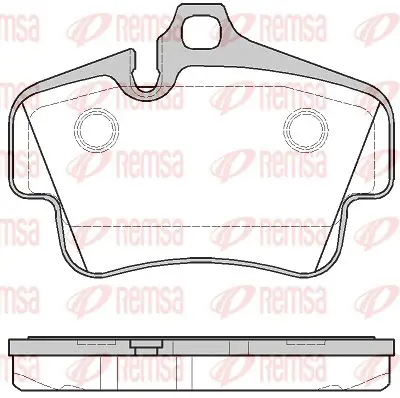 Handler.Part Brake pad set, disc brake KAWE 077330 1