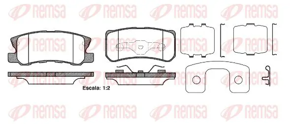 Handler.Part Brake pad set, disc brake KAWE 080322 1