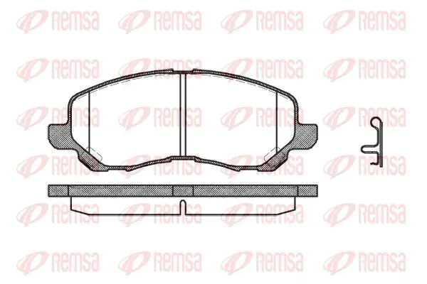 Handler.Part Brake pad set, disc brake KAWE 080412 1