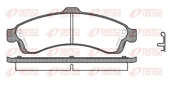 Handler.Part Brake pad set, disc brake KAWE 083702 1