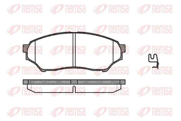 Handler.Part Brake pad set, disc brake KAWE 084501 1