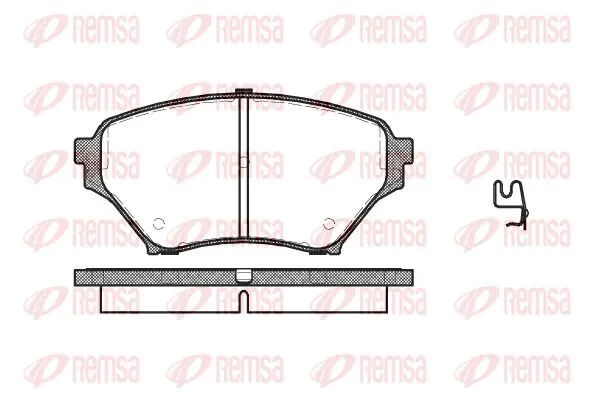 Handler.Part Brake pad set, disc brake KAWE 085002 1