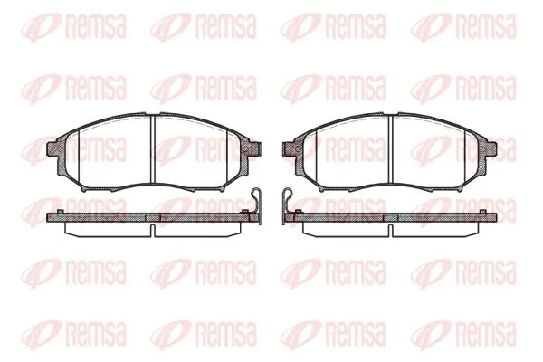 Handler.Part Brake pad set, disc brake KAWE 085214 1