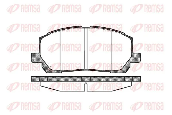 Handler.Part Brake pad set, disc brake KAWE 085500 1