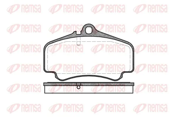 Handler.Part Brake pad set, disc brake KAWE 086300 1