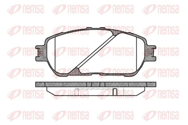 Handler.Part Brake pad set, disc brake KAWE 089800 1