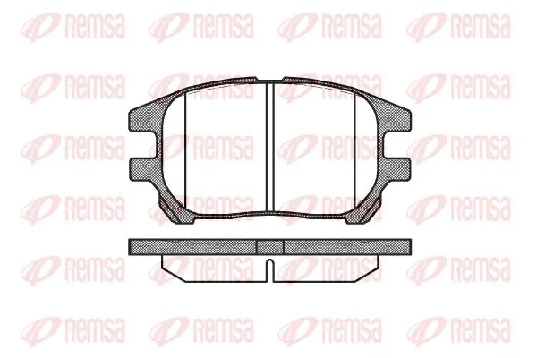 Handler.Part Brake pad set, disc brake KAWE 097200 1