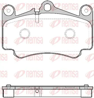 Handler.Part Brake pad set, disc brake KAWE 098100 1