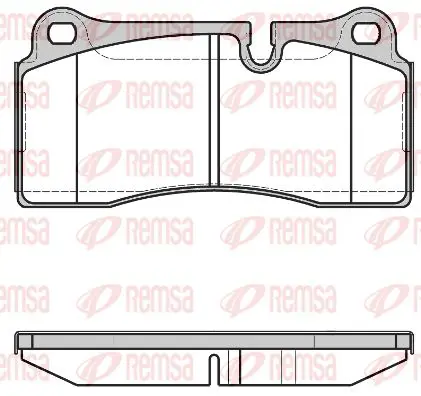 Handler.Part Brake pad set, disc brake KAWE 098340 1