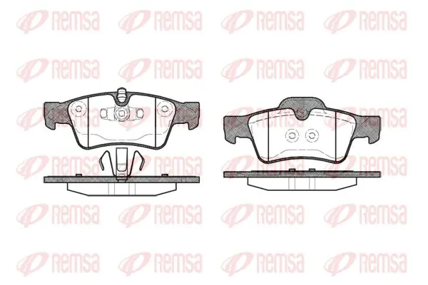 Handler.Part Brake pad set, disc brake KAWE 099110 1