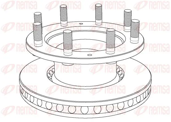 Handler.Part Brake disc KAWE NCA102120 1