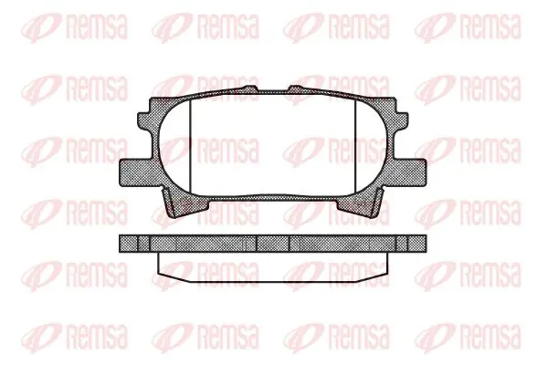 Handler.Part Brake pad set, disc brake KAWE 104000 1