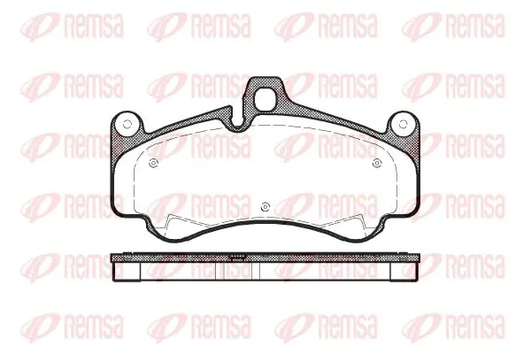 Handler.Part Brake pad set, disc brake KAWE 106600 1