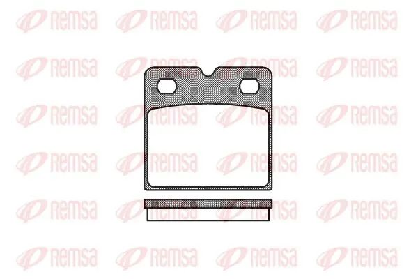 Handler.Part Brake pad set, disc brake KAWE 106700 1