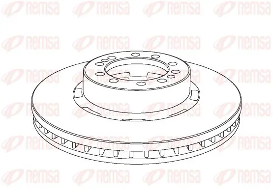 Handler.Part Brake disc KAWE NCA107420 1