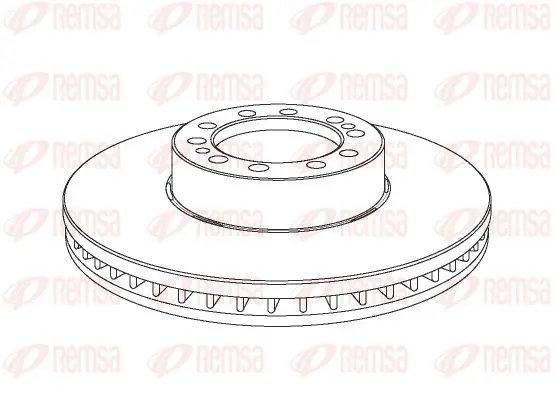 Handler.Part Brake disc KAWE NCA107520 1