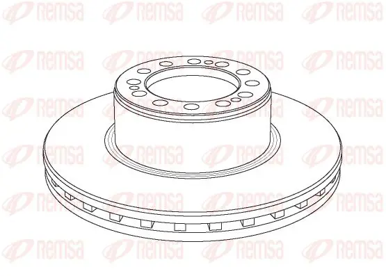 Handler.Part Brake disc KAWE NCA107920 1