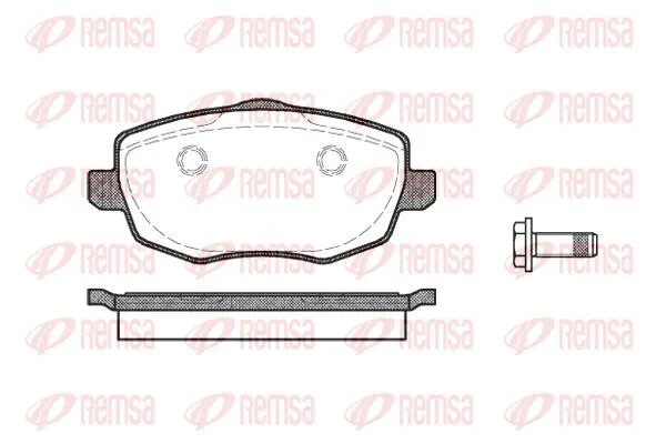 Handler.Part Brake pad set, disc brake KAWE 109900 1