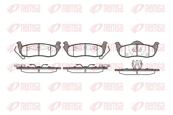 Handler.Part Brake pad set, disc brake KAWE 110610 1