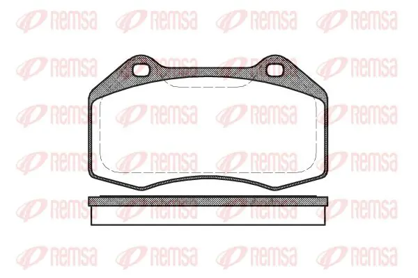 Handler.Part Brake pad set, disc brake KAWE 111300 1