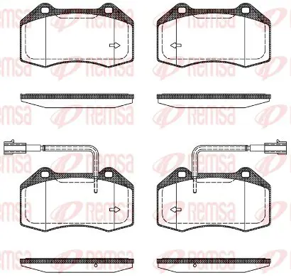 Handler.Part Brake pad set, disc brake KAWE 111322 1