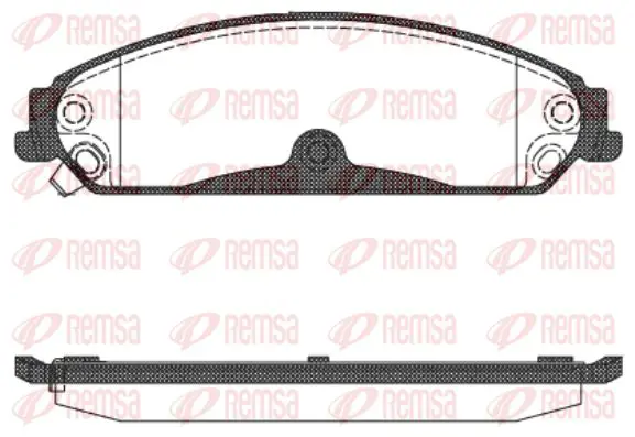 Handler.Part Brake pad set, disc brake KAWE 112804 1