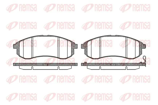 Handler.Part Brake pad set, disc brake KAWE 112901 1