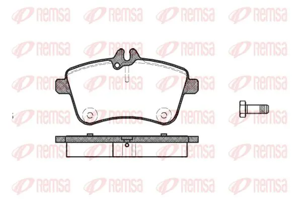 Handler.Part Brake pad set, disc brake KAWE 113000 1