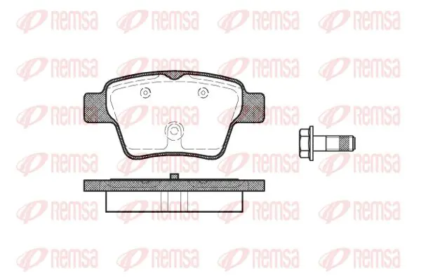 Handler.Part Brake pad set, disc brake KAWE 113800 1