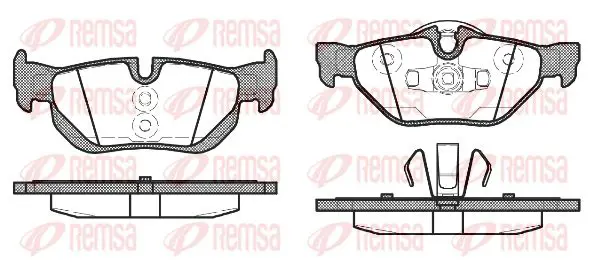 Handler.Part Brake pad set, disc brake KAWE 114510 1