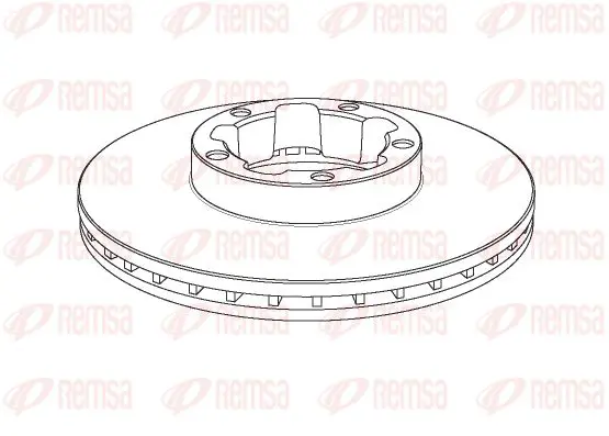 Handler.Part Brake disc KAWE NCA114820 1