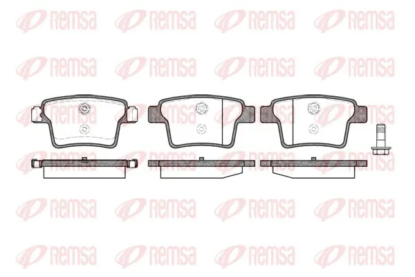 Handler.Part Brake pad set, disc brake KAWE 114910 1