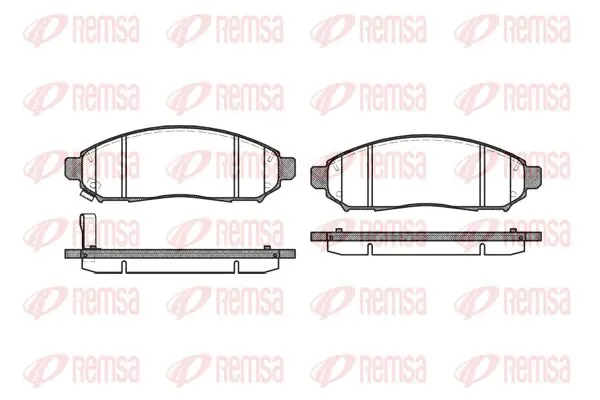 Handler.Part Brake pad set, disc brake KAWE 116201 1